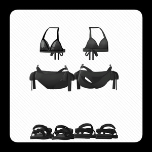 【うささき・まめふれんず対応】BlackSwimWear 缩略图 2