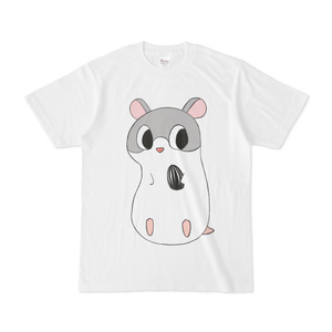 【うげーず】ハムスッター(グレー)のTシャツ
