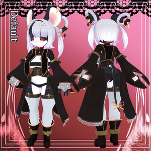 【陶姐専用衣装】ゴシック風クレリック+武器（杖+鎖）