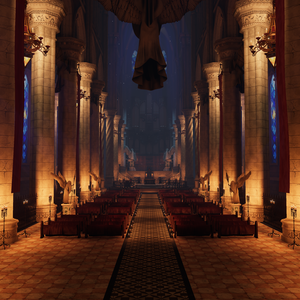 オリジナル3Dモデル「The Gloam Cathedral」