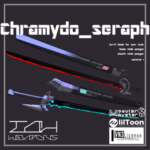 3Dモデル「Chlamydo_seraph」MA対応　VRC想定