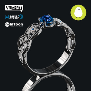 3D 雪 指輪 & ブレスレット  (3D Snow bangle & ring)