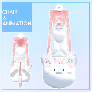 オリジナル3Dモデル「まるまるねこちゃん」 缩略图 4