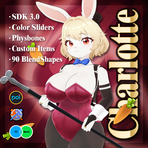 【オリジナル3Dモデル】シャルロット・バニーガール