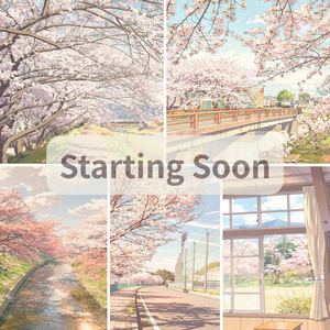 [Animated Background] Spring Morning Commute - Starting Soon | Sakura Narrative Vol.1