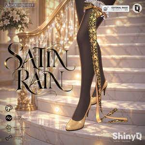【シューズ】 SATIN RAIN