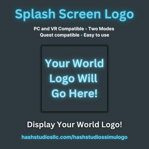 Hash Studios SimuLogo / ハッシュスタジオズシムロゴ [UdonSharp] [SDK3]