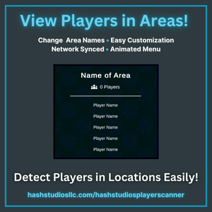 Hash Studios Player Scanner [REVAMPED EDITION] / ハッシュスタジオプレイヤースキャナー [改訂版] [UdonSharp] [SDK3]