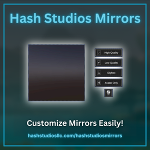 Hash Studios Mirrors / ハッシュスタジオミラーズ [UdonSharp] [SDK3]