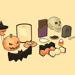 Low Poly Halloween Pack