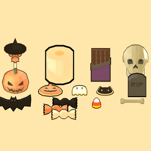 Low Poly Halloween Pack 缩略图 3