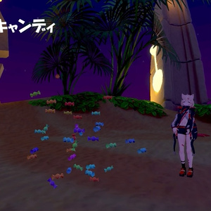 【VRChat想定】ばらまけるキャンディ