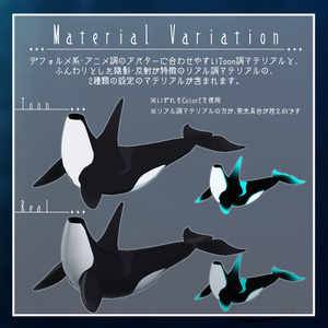 【シャチ化3Dアクセサリーセット】クラガリオルカ 缩略图 4