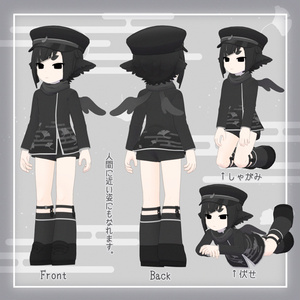 【オリジナル3Dモデル】朔霧丸 缩略图 3