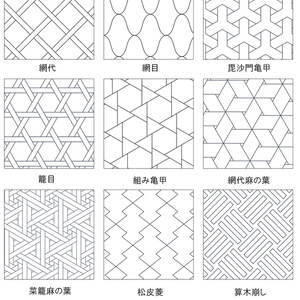 SAIクリスタ】網目籠目【ベクタ形式素材
