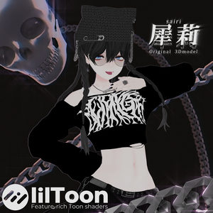 【オリジナル3Dモデル】犀莉 -Sairi-