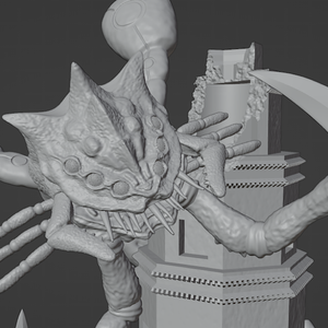 【3Dプリント用データ】深海装甲獣　エウリプテス