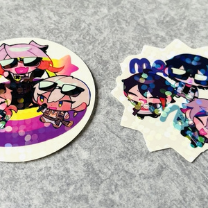 せいだんチョキ風カード【ニャンヤオチュー】 - 成人男性三人組