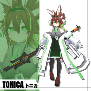 【共通素体】『 TONICA  トニカ 』【VRアバター向け3Dモデル】 缩略图 2
