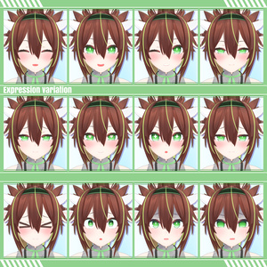【共通素体】『 TONICA  トニカ 』【VRアバター向け3Dモデル】 缩略图 3