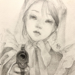鉛筆原画「万能薬」