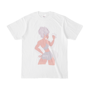 紫ぷりぷりちゃんTシャツ