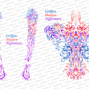[Fan Art only] V tattoo pattern material free distribution Ver.2