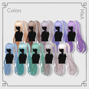 ❤️‍🔥[8 Avatars] Cosmic TwinTail Hair 缩略图 11