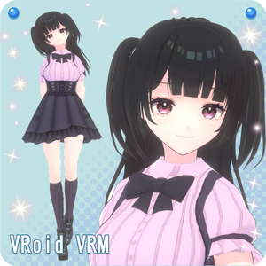 【VroidVRM】地雷系ガール【Ground mine girl】