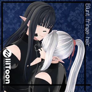 【VRC Hair】Blunt fringe hair