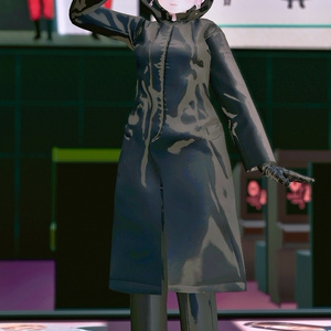 【11アバター対応】Black Raincoat Set 缩略图 4
