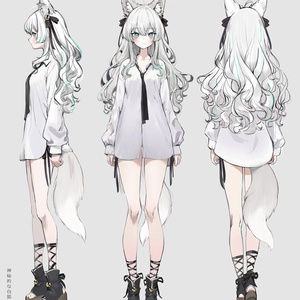 オリジナル3Dモデル「シロネ」- Sirone 缩略图 8