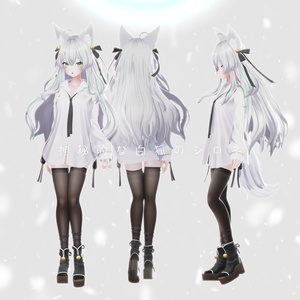 オリジナル3Dモデル「シロネ」- Sirone 缩略图 2