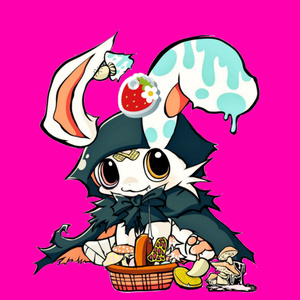 どくどくドクルくん☆アクリルキーホルダー【いちごチャーム付き】