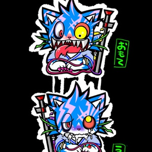 メンヘラ病み小弥太くん☆ウッドキーホルダー