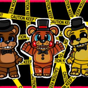 【FNAF】フレディ☆ステッカー