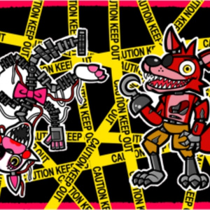 【FNAF】フォクシー＆マングル☆ステッカー