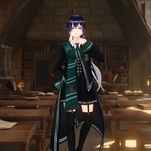 Slytherin Outfit from Hogwarts Legacy (vroidcustomitem)