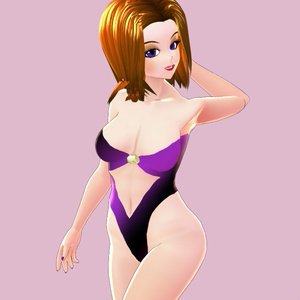 暗黒系水着・対応肌テクスチャセット（VRoidStudio用）
