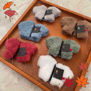 X'mas set ぬいシート2人乗り&10cmぬい服 ダッフルコート ２着 68745.jpg