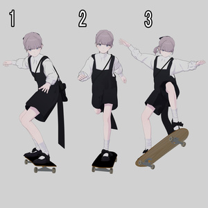 Skater Pose Vol.A1【全5種】 缩略图 2