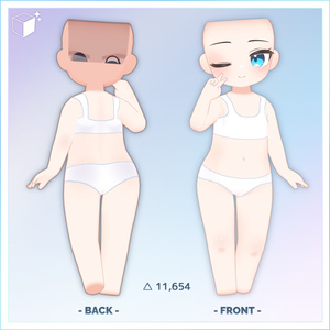 「セール中」VRChat向け素体「CHIBI Body」 缩略图 2