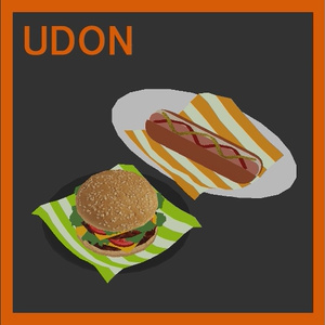 Udon Burger【VRChatワールドギミック】