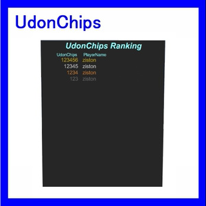 UdonChips Ranking【UdonChips】