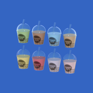 飲めるタピオカミルクティー【VRChatワールドギミック】