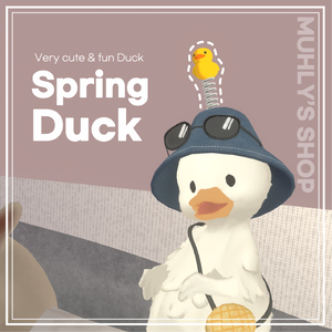 [VRChat想定] ばね鴨 (Spring Duck) [Phys Bone]
