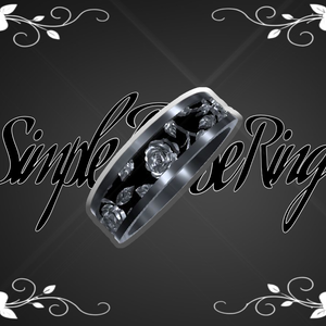 【VRChat想定アクセサリー・全アバター対応】Simple Rose Ring