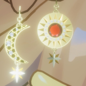 【VRChat想定アクセサリー】Eclipse EarRing 缩略图 2