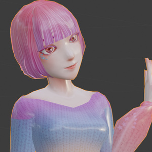 【VRChat想定3Dモデル】ミライミラ【Quest対応】 缩略图 8