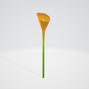 【3Dモデル】ユリの花瓶セット 缩略图 4